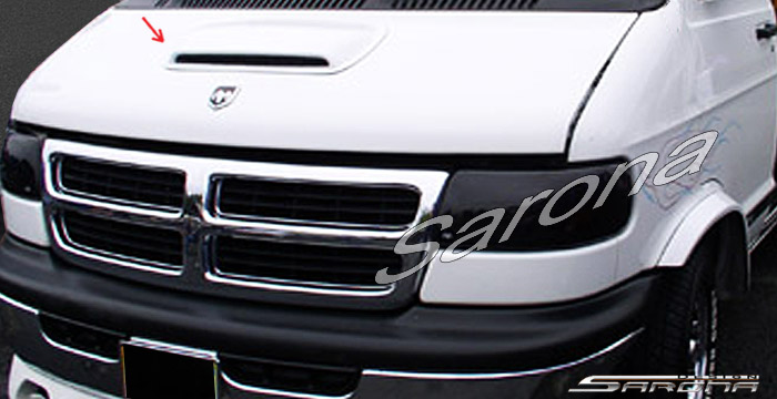 Custom Dodge Van  All Styles Hood Scoop (1970 - 2003) - $145.00 (Part #DG-006-HS)